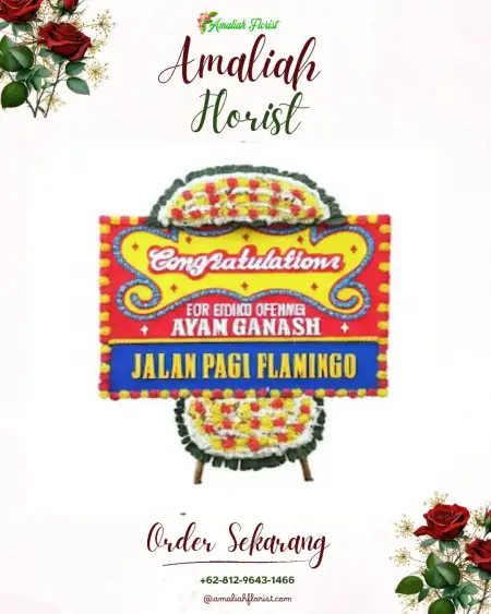 Sewa Papan Bunga Mafututu